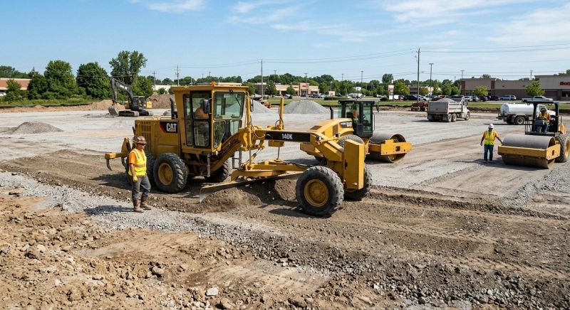 Parking Lot Leveling in Lawrenceville, GA