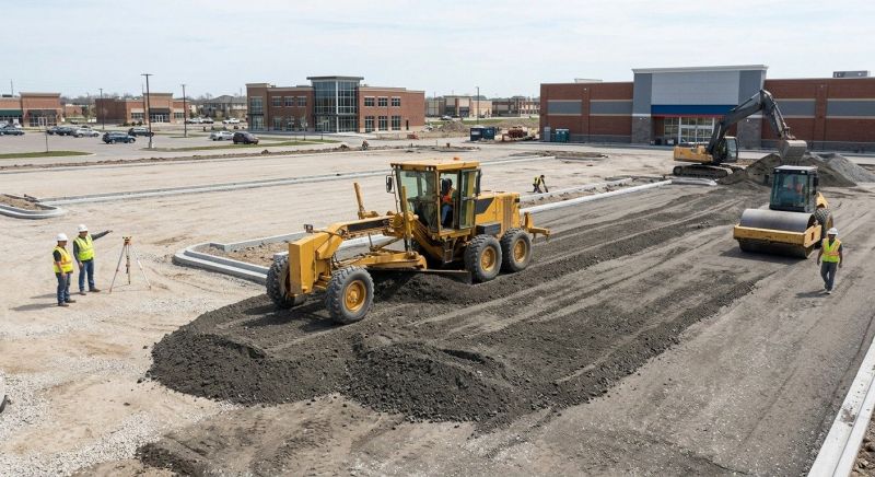 Parking Lot Excavation in Cumming, GA